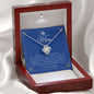 To My Beautiful Mom Necklace | Beautiful Mom Gift | Mother’s Day Gift | Birthday Gift | Gift from Daughter on Wedding Day