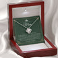 To My Beautiful Mom Necklace | Beautiful Mom Gift | Mother’s Day Gift | Birthday Gift | Gift from Daughter on Wedding Day