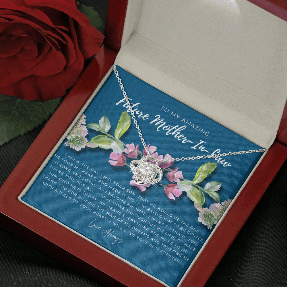 Love Knot Necklace | Future Mother in Law Gift | Mom in Law Jewelry | Mother's Day Gift for Mother-in-Law | Gift for Mother in Law | Mother-in-Law Necklace