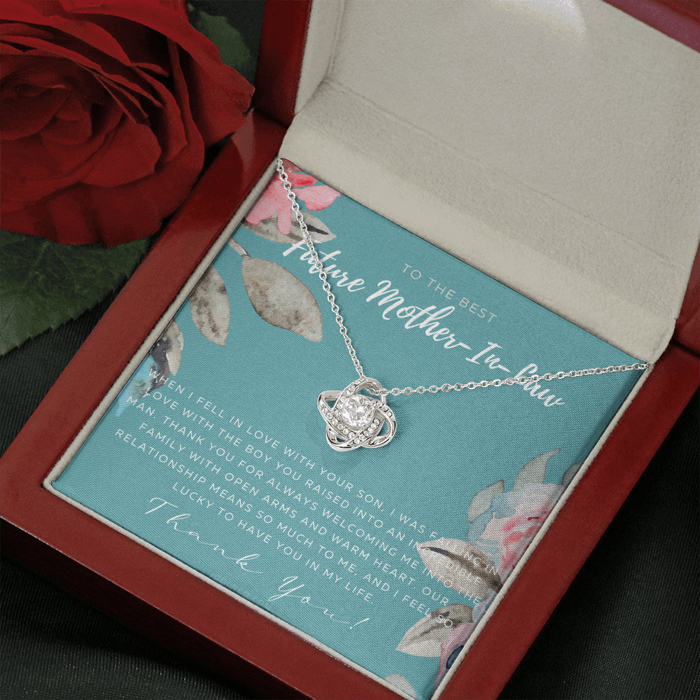 Love Knot Necklace | Future Mother in Law Gift | Mom in Law Jewelry | Mother's Day Gift for Mother-in-Law | Gift for Mother in Law | Mother-in-Law Necklace