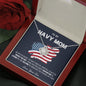 Military Mom Gift, Navy Mom Mothers Day, Navy Mom Gift, Deployment Gift, Navy Mom Necklace from Son, Military, Deploy Gift, Best Navy Mom