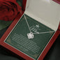 To My Beautiful Mom Necklace | Beautiful Mom Gift | Mother’s Day Gift | Birthday Gift | Gift from Daughter on Wedding Day