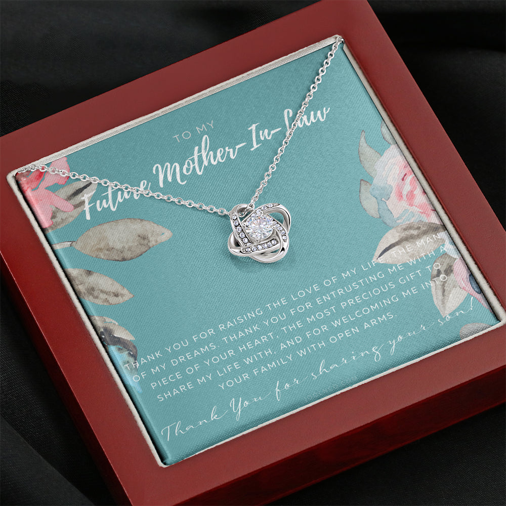 Love Knot Necklace | Future Mother in Law Gift | Mom in Law Jewelry | Mother's Day Gift for Mother-in-Law | Gift for Mother in Law | Mother-in-Law Necklace