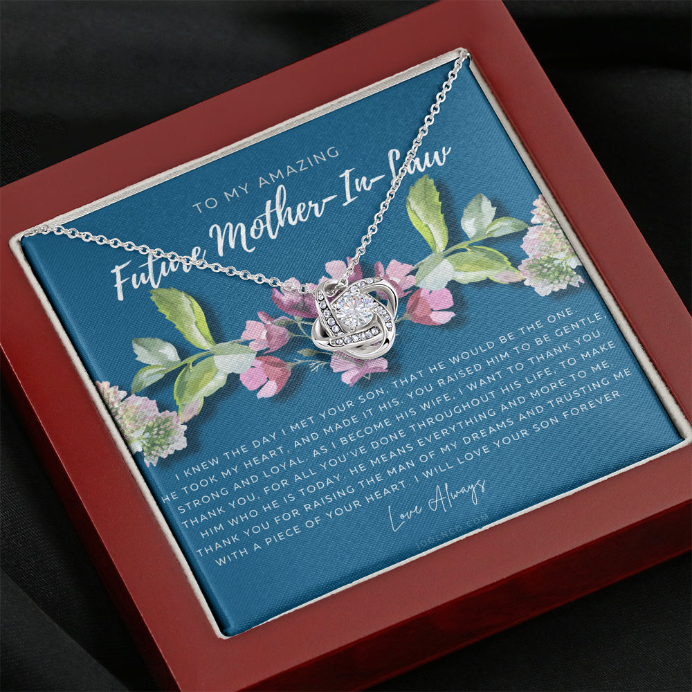 Love Knot Necklace | Future Mother in Law Gift | Mom in Law Jewelry | Mother's Day Gift for Mother-in-Law | Gift for Mother in Law | Mother-in-Law Necklace