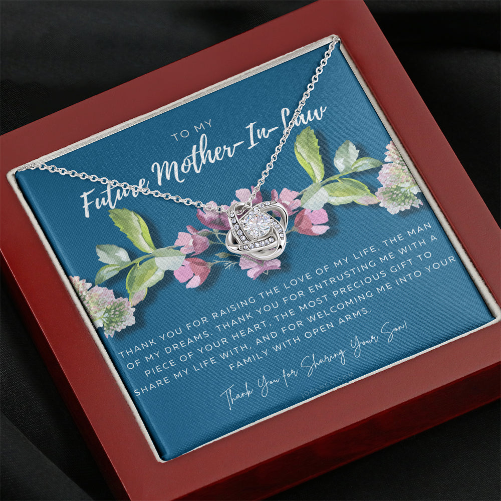 Love Knot Necklace | Future Mother in Law Gift | Mom in Law Jewelry | Mother's Day Gift for Mother-in-Law | Gift for Mother in Law | Mother-in-Law Necklace