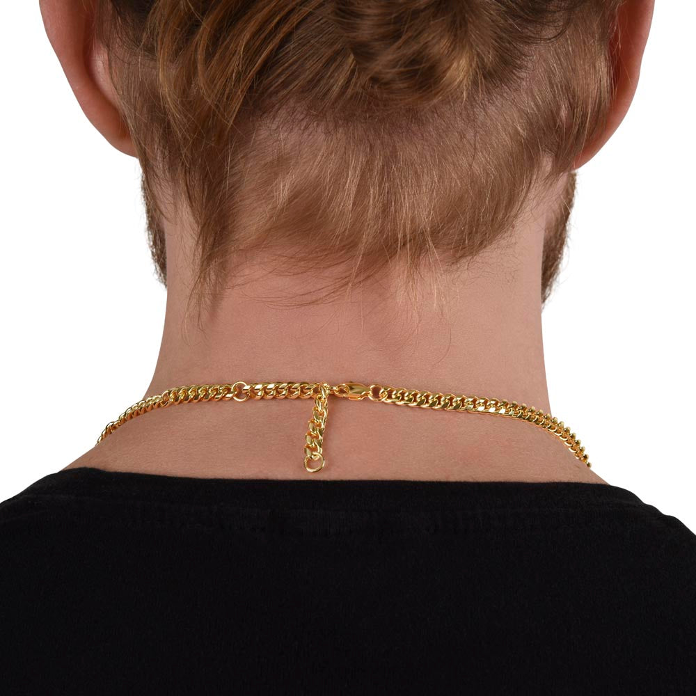 To My Boyfriend, Boyfriend Valentines Day Gift, Unique Boyfriend Birthday Gift, Promise Necklace, Best Gift for Boyfriend, Cuban Chain