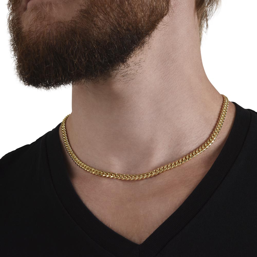 To My Boyfriend, Boyfriend Valentines Day Gift, Unique Boyfriend Birthday Gift, Promise Necklace, Best Gift for Boyfriend, Cuban Chain