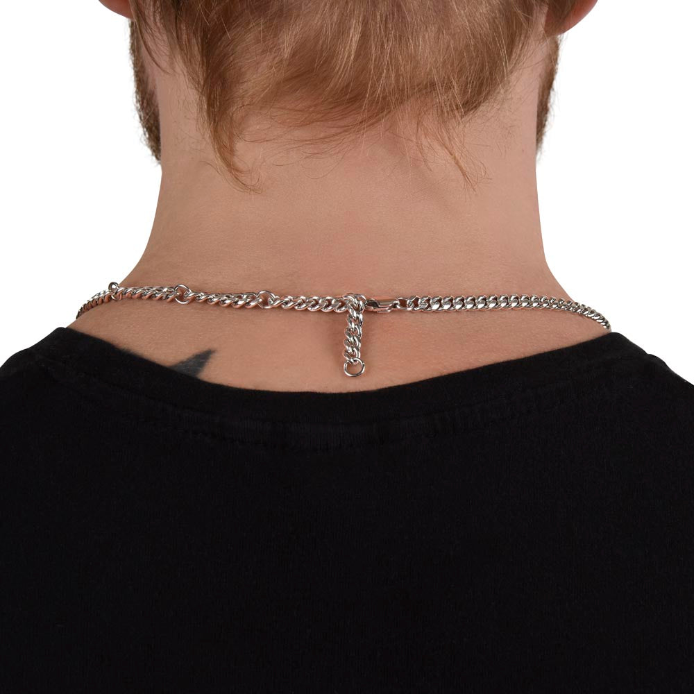 To My Boyfriend, Boyfriend Valentines Day Gift, Unique Boyfriend Birthday Gift, Promise Necklace, Best Gift for Boyfriend, Cuban Chain
