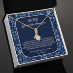 Suegra Necklace Gift, Spanish Mother In Law Gift from Daughter In Law, Regalo Para Mi Suegra,Nuera A Suegra Cumpleaños De La Suegra,Jewelry