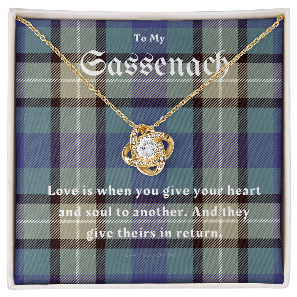 To My Sassenach, Outlander Gift, Outlander Gift Box, Outlander Jewelry, Outlander Gift For Wife, Outlander Charm, Outlander Necklace