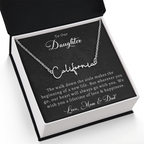 Wedding Name Necklace for Daughter
