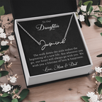 Wedding Name Necklace for Daughter