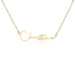 Meaningful Gift for Son's Girlfriend - Best Birthday & Christmas Gift - Jewelry Gift Box Included - Name Necklace