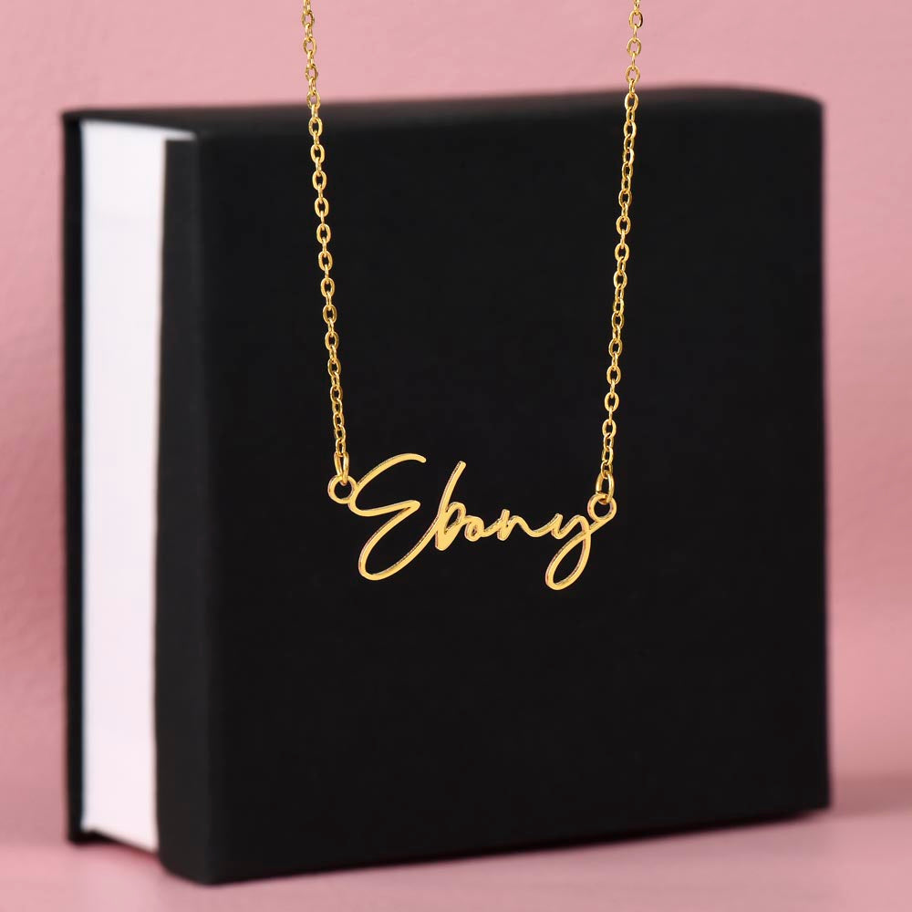 Personalized Name Necklace: Empowering Women with Inspirational Strength, Infertility Support, and Cancer Warrior Gifts