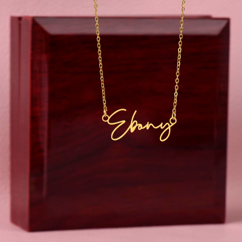 Personalized Name Necklace: Empowering Women with Inspirational Strength, Infertility Support, and Cancer Warrior Gifts
