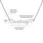 Custom Name Necklace Gifts for Sons Girlfriend, Sons Girlfriend Gift, Meaningful Gift, Birthday Gift, Christmas Gift, Sons Girlfriend Jewelry