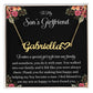 Custom Name Necklace Gifts for Sons Girlfriend, Sons Girlfriend Gift, Meaningful Gift, Birthday Gift, Christmas Gift, Sons Girlfriend Jewelry