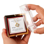 Happy Birthday to My Beautiful Wife – Love Knot Necklace with Heartfelt Message Card | Romantic Birthday Gift for Wife