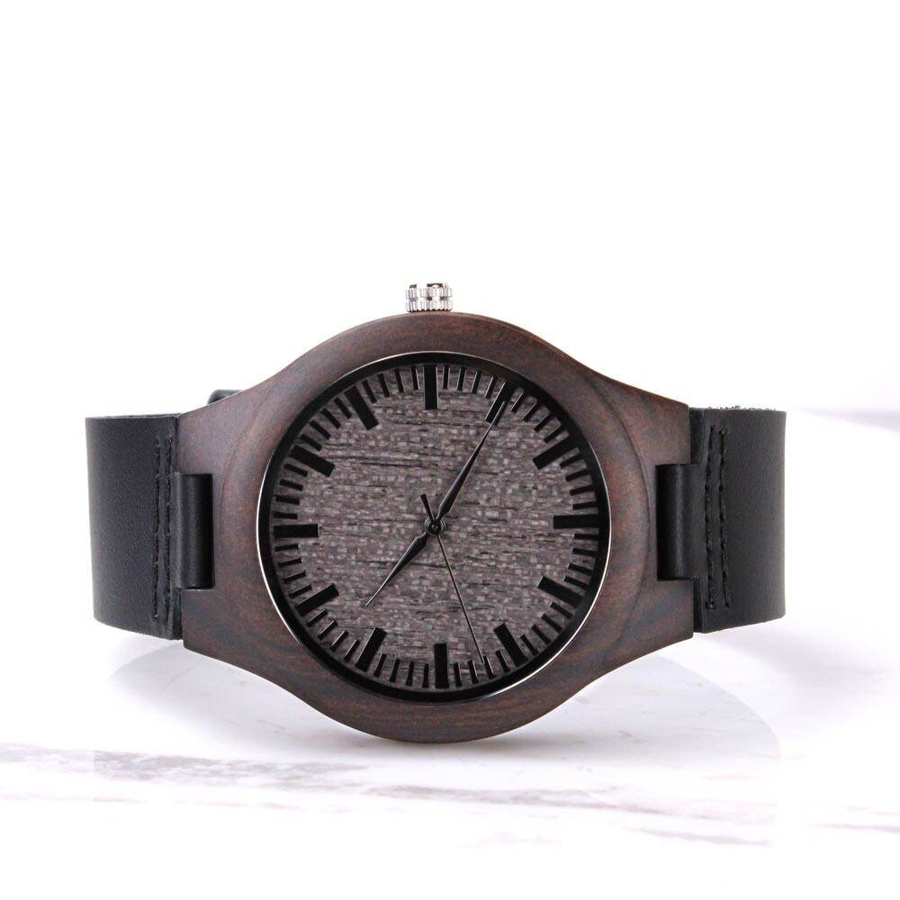 Groom Gift from Parents, To Our Son on his Wedding Day, Son Wedding Gift, Wooden Watch, Wedding Day Gift for Son, Gift from Mom Dad