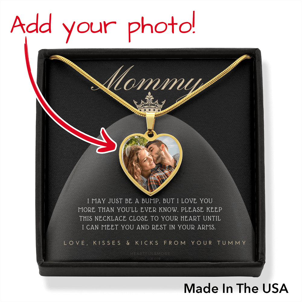 Mom to be gift | New Mommy Gift Necklace | Pregnant Wife Gift | I May Just Be A Bump | To mummy from bump | To Mommy to be |
