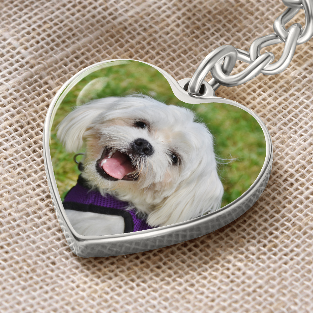 Dog Memorial Key Chain, Pet Memorial Key Chain
