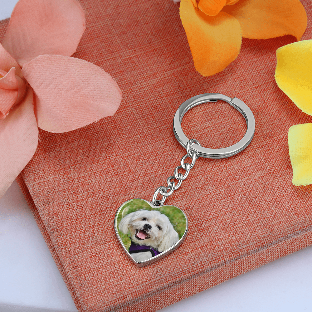 Dog Memorial Key Chain, Pet Memorial Key Chain