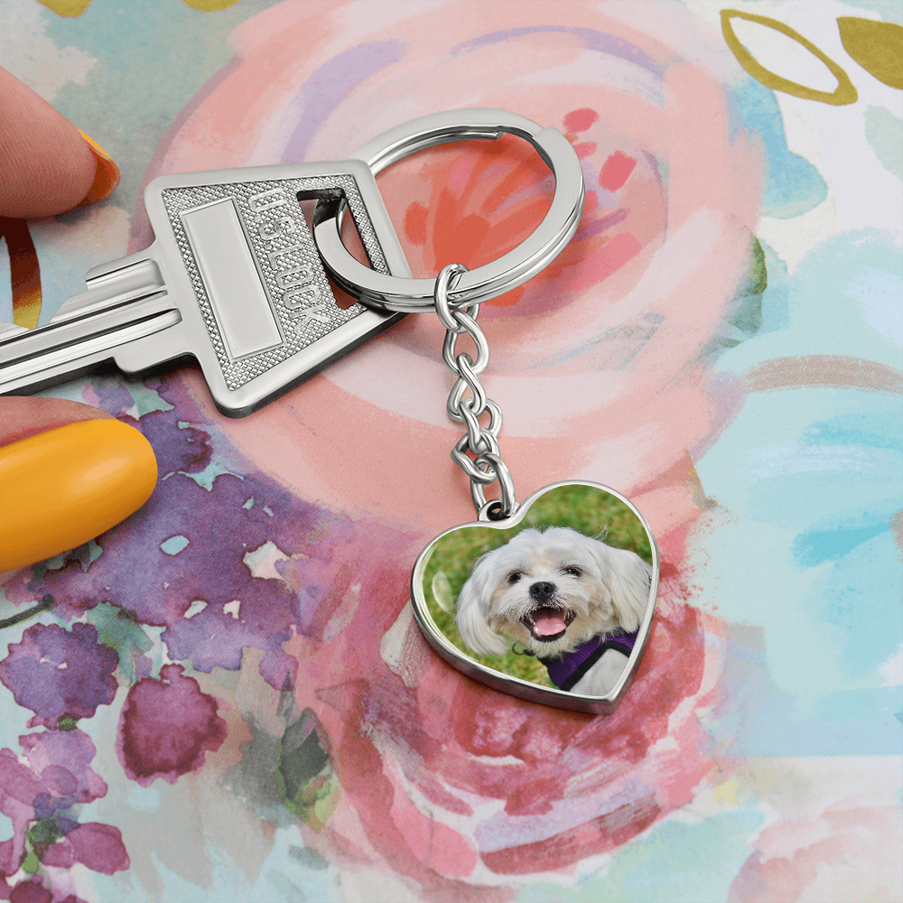 Dog Memorial Key Chain, Pet Memorial Key Chain
