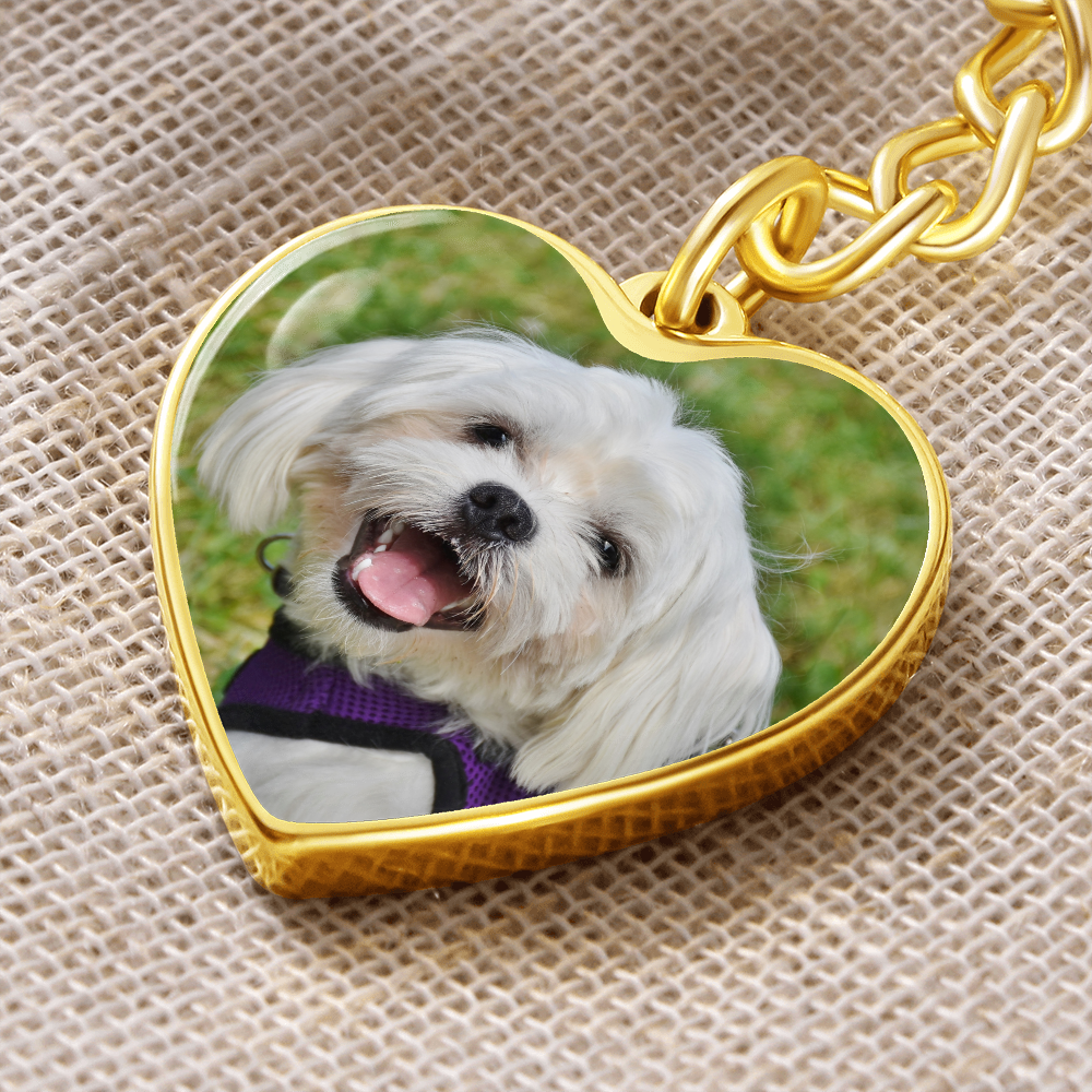 Dog Memorial Key Chain, Pet Memorial Key Chain