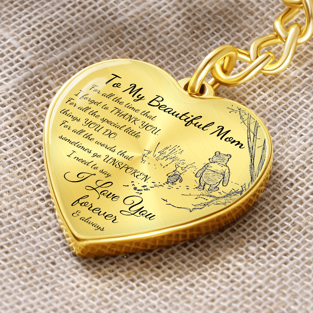 Personalized Keychain Gift for Mom, Birthday Gift for Mom, Mother's Day Gift for Mom, I Love You Mom Gift, Best Gift for Mom, Custom Gift