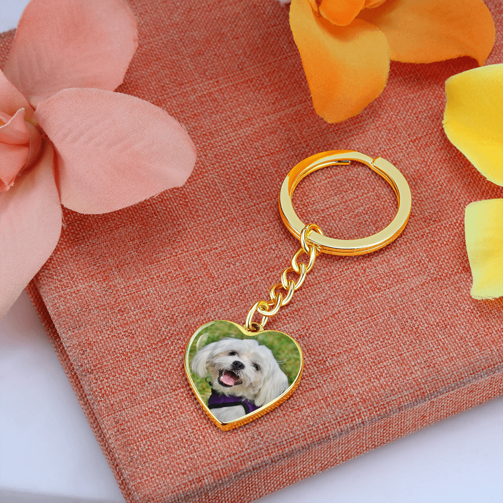 Dog Memorial Key Chain, Pet Memorial Key Chain