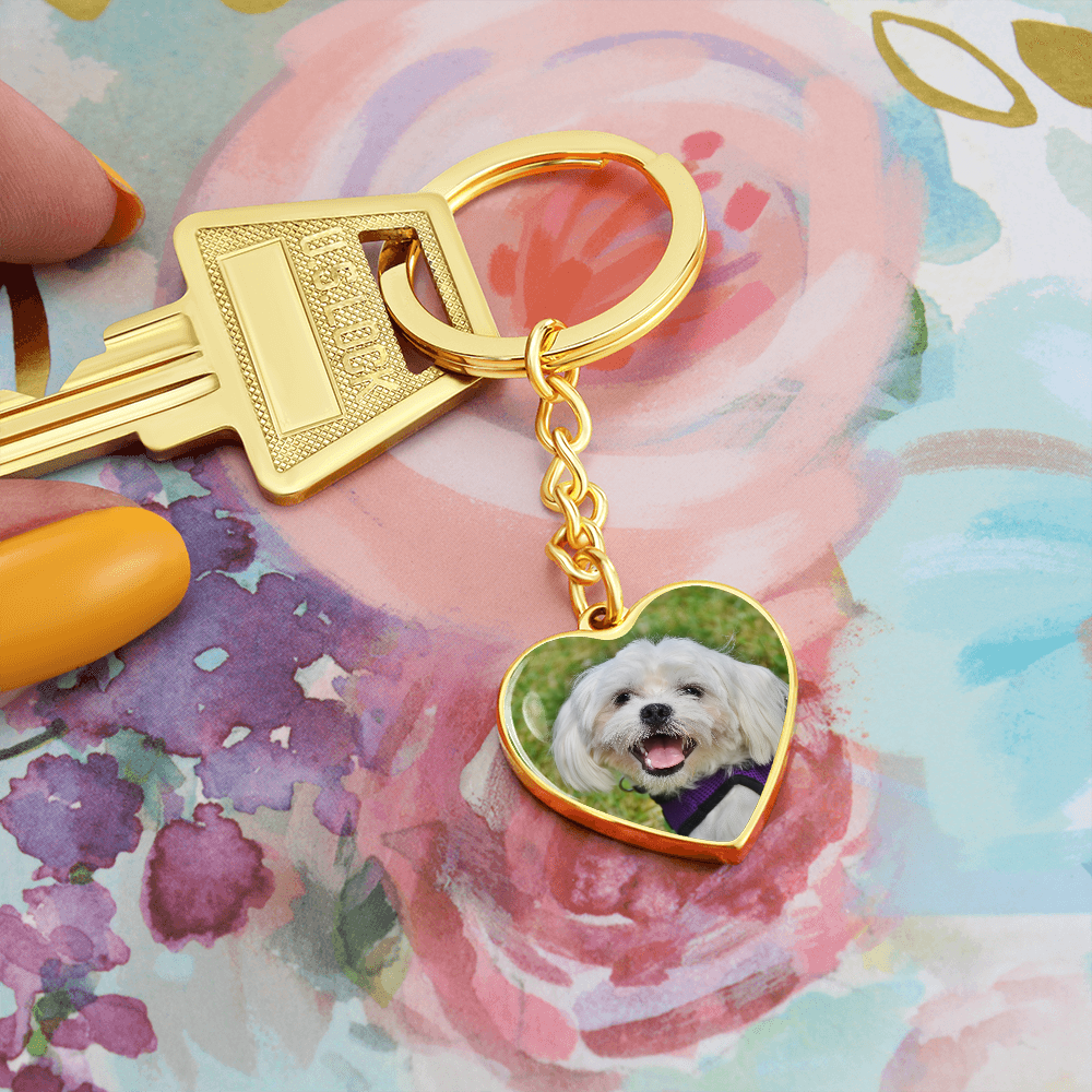 Dog Memorial Key Chain, Pet Memorial Key Chain