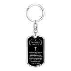 Prayer for My Son, Small Gift for Son from Mother, Mother to Son Gift, A Mother's Prayer, Prayer Key Chain for Son, Birthday, Graduation