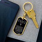 Prayer for My Son, Small Gift for Son from Mother, Mother to Son Gift, A Mother's Prayer, Prayer Key Chain for Son, Birthday, Graduation