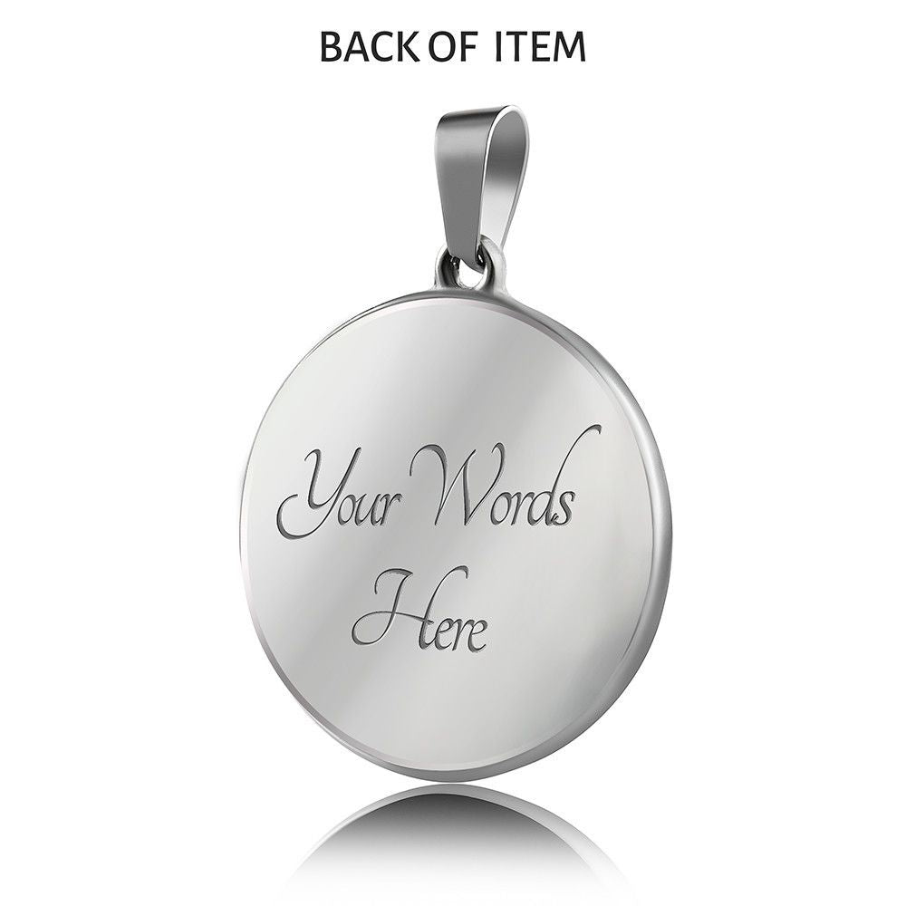 Cancer Survivor Gift for Women, Cancer Fighter Gift, Encouragement Gift, Warrior Gift for Women, Engraved Necklace for Cancer Survivor