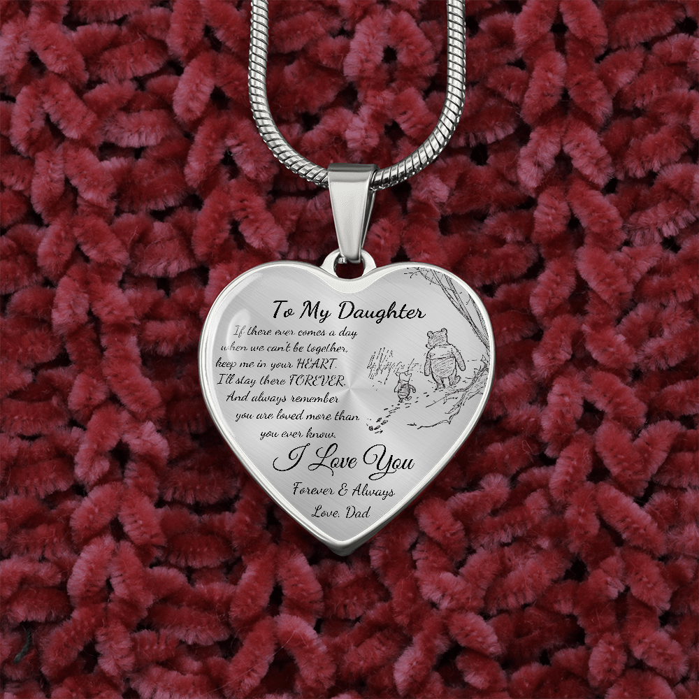 If There Ever Comes A Day When We Can't Be Together Necklace, Daughter Gift From Dad, Personalized Daughter Gift, Daughter Jewelry Gift