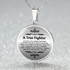 Cancer Survivor Gift for Women, Cancer Fighter Gift, Encouragement Gift, Warrior Gift for Women, Engraved Necklace for Cancer Survivor