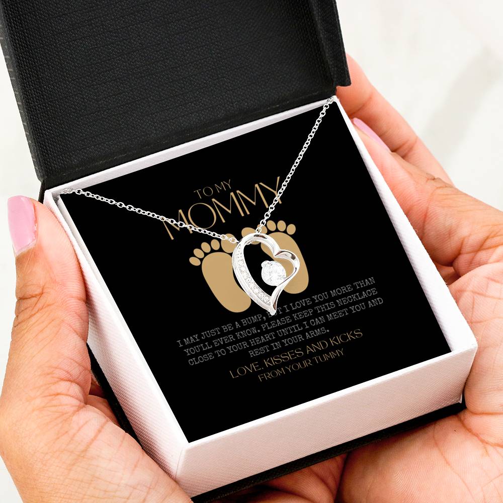 Baby shower gift | New Mommy Necklace | Pregnant Wife Gift | To My Mommy | I May Just Be A Bump But I Love You More Than You Ever Know | To mummy from bump | To Mommy to be | Pregnancy Gift for First Time Mom | New Mom in Hospital | Gift for Pregnant Wife