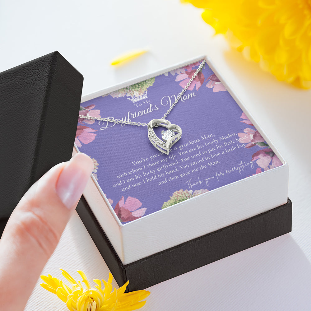 Gift for boyfriend's mom | Boyfriend's Mom Necklace | To my boyfriend’s Mom Gift | Mother’s day gift for Boyfriend's Mom