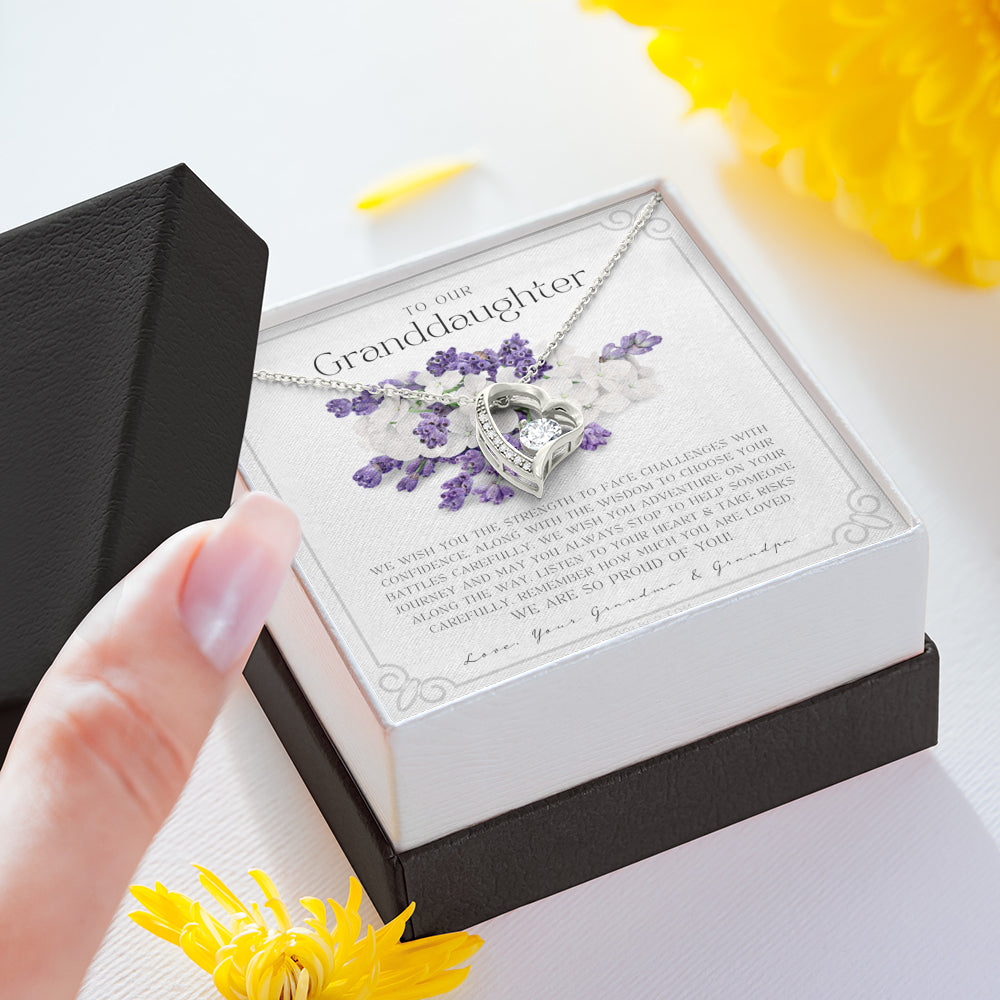 Gift for Granddaughter from Grandma & Grandpa, To Our Granddaughter, Live Your Dreams, Birthday, Graduation, Christmas