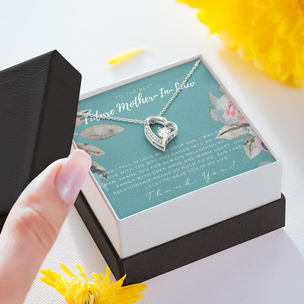 Forever Love | Future Mother in Law Gift | Mom in Law Jewelry | Mother's Day Gift for Mother-in-Law | Gift for Mother in Law | Mother-in-Law Necklace