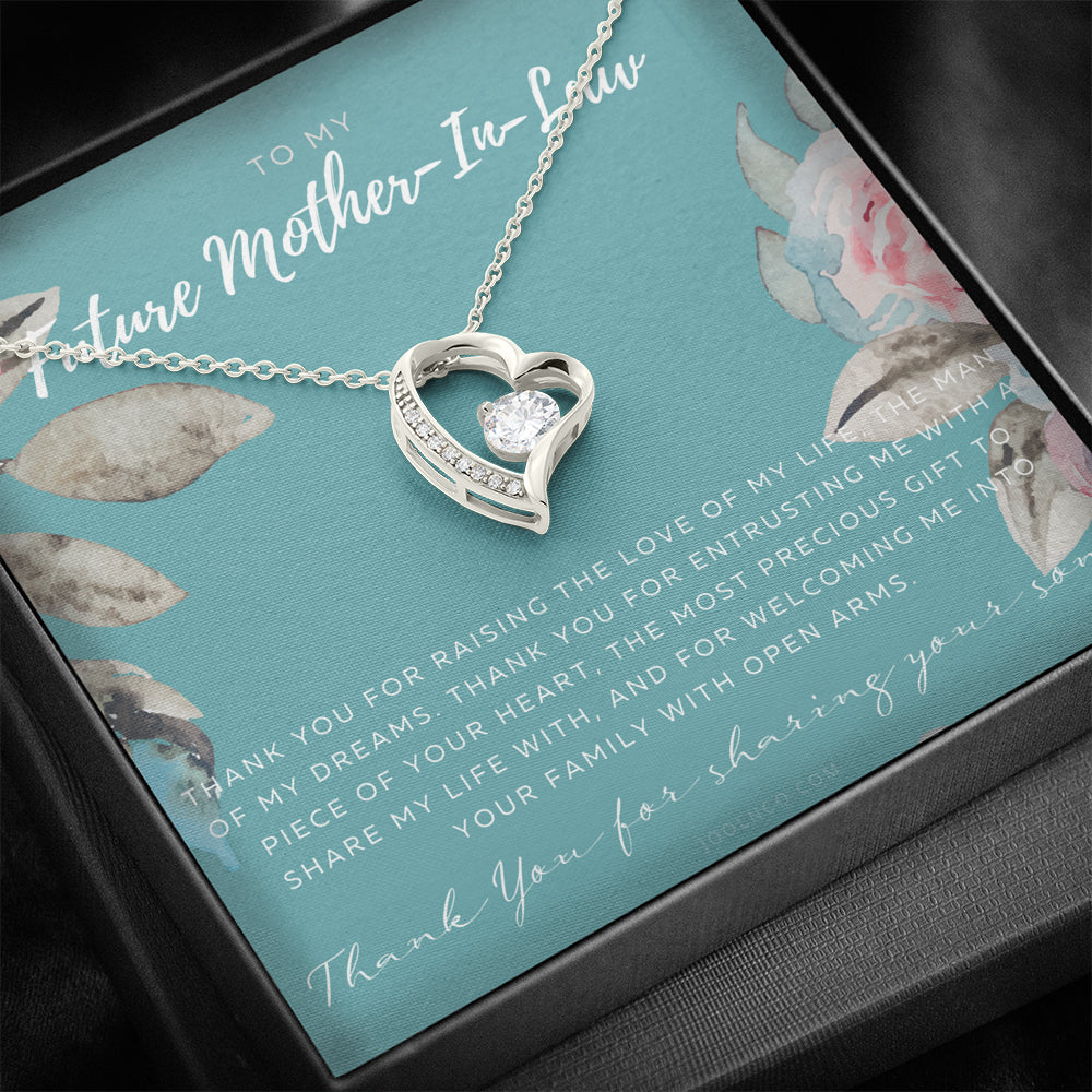 Forever Love | Future Mother in Law Gift | Mom in Law Jewelry | Mother's Day Gift for Mother-in-Law | Gift for Mother in Law | Mother-in-Law Necklace