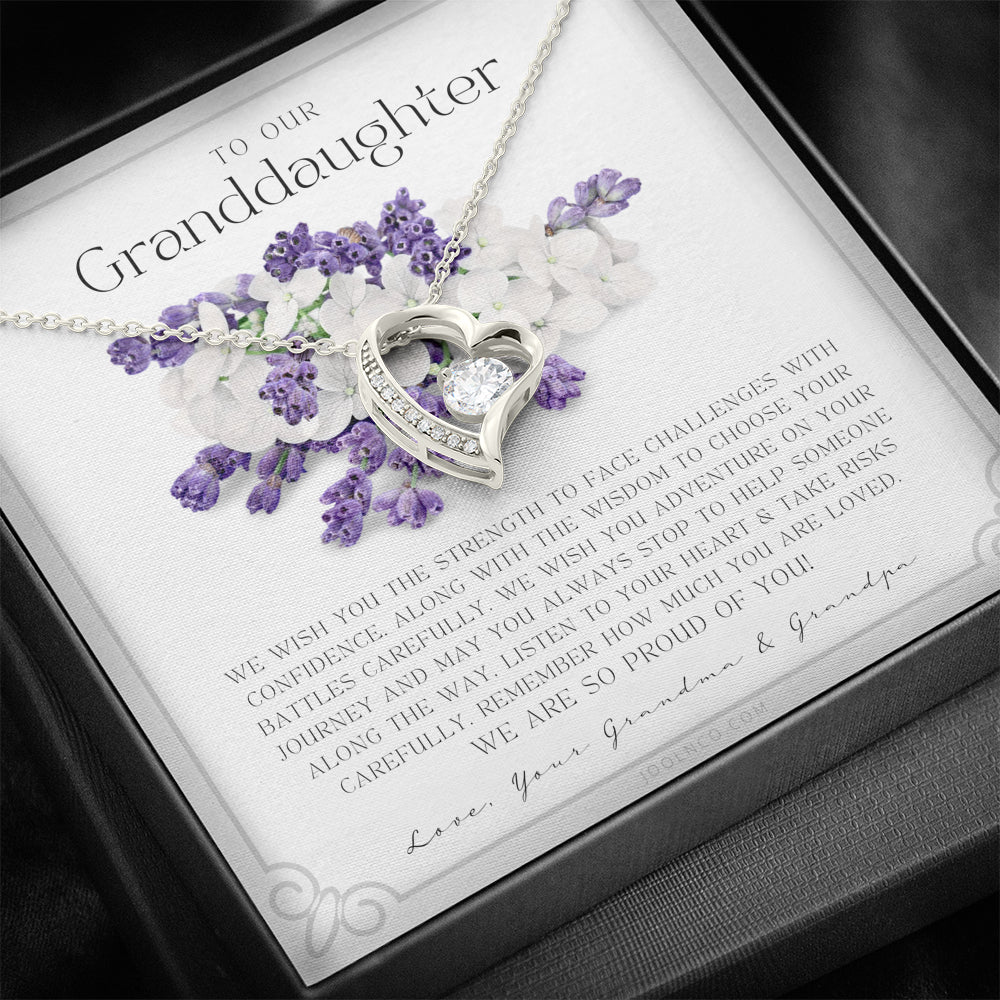Gift for Granddaughter from Grandma & Grandpa, To Our Granddaughter, Live Your Dreams, Birthday, Graduation, Christmas
