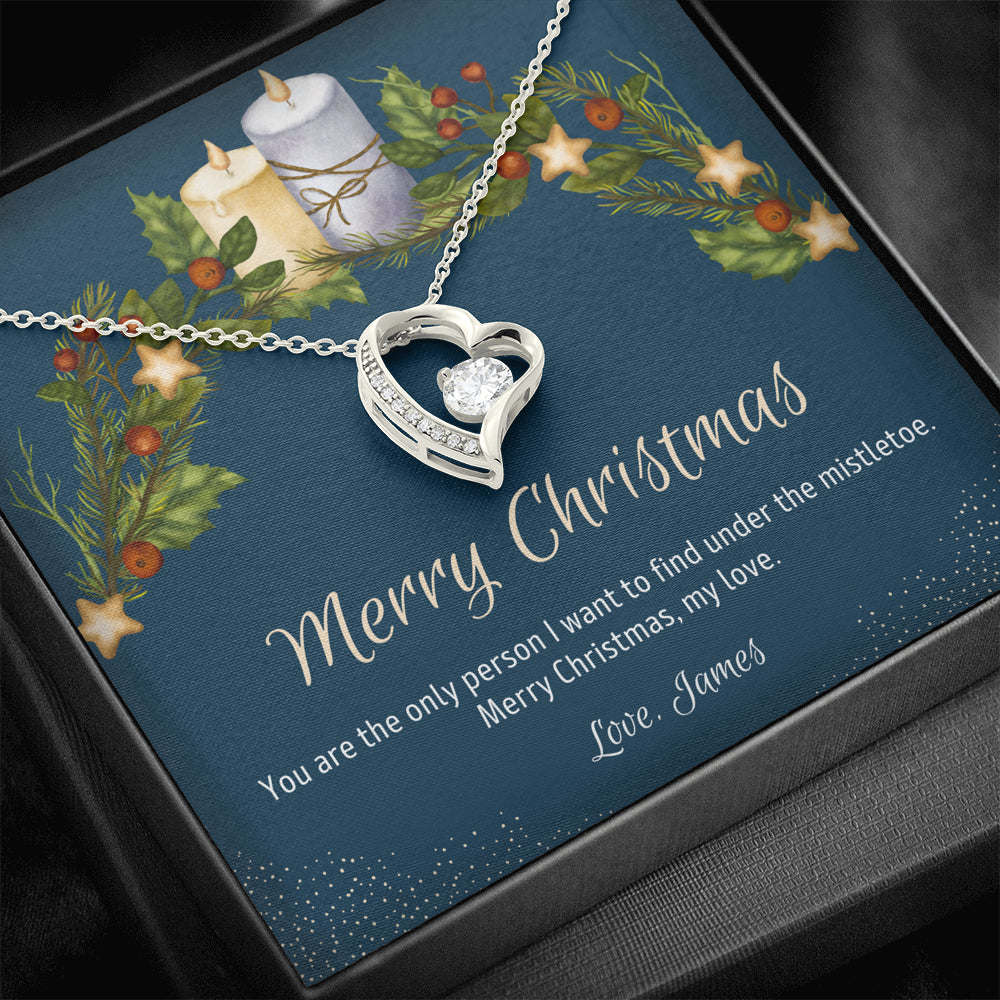 Christmas Gift for Wife, Love Knot Necklace for Wife, Christmas Present for Wife, Christmas Gift for Love, Christmas Gift for Girlfriend