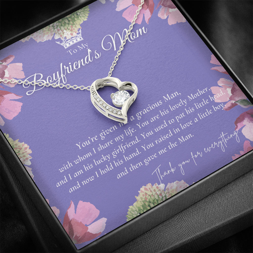 Gift for boyfriend's mom | Boyfriend's Mom Necklace | To my boyfriend’s Mom Gift | Mother’s day gift for Boyfriend's Mom
