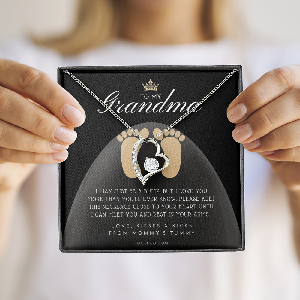 New Grandma Gift | Mom to Grandma Necklace | Pregnancy Announcement Grandparent | First Time Grandma Gifts | New Grandma Necklace