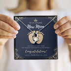 Daughter In Law Pregnancy Gift | Mom to be gift | New Mommy Necklace | To Mommy to be | New Mom Jewelry | From Dad In Law
