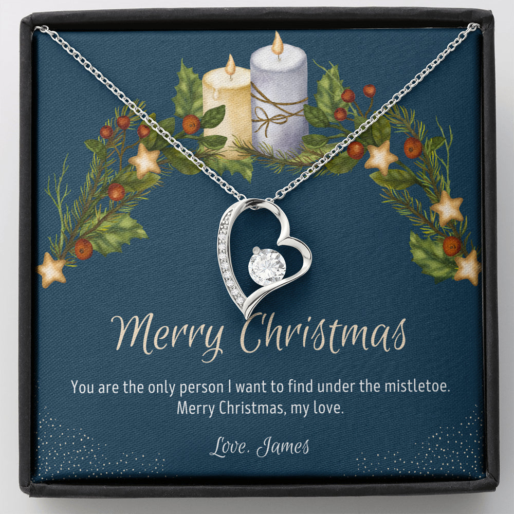 Christmas Gift for Wife, Love Knot Necklace for Wife, Christmas Present for Wife, Christmas Gift for Love, Christmas Gift for Girlfriend