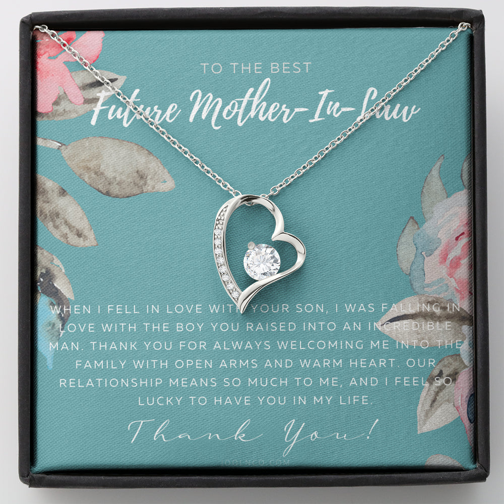 Forever Love | Future Mother in Law Gift | Mom in Law Jewelry | Mother's Day Gift for Mother-in-Law | Gift for Mother in Law | Mother-in-Law Necklace