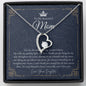 To My Beautiful Mom Necklace | Beautiful Mom Gift | Mother’s Day Gift | Birthday Gift | Gift from Daughter on Wedding Day