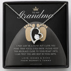 New Grandma Gift | Mom to Grandma Necklace | Pregnancy Announcement Grandparent | First Time Grandma Gifts | New Grandma Necklace